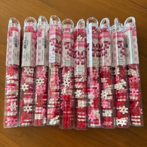 Valentine Building Blocks Set Hashtag Blocks Target Bullseye Red Pink White